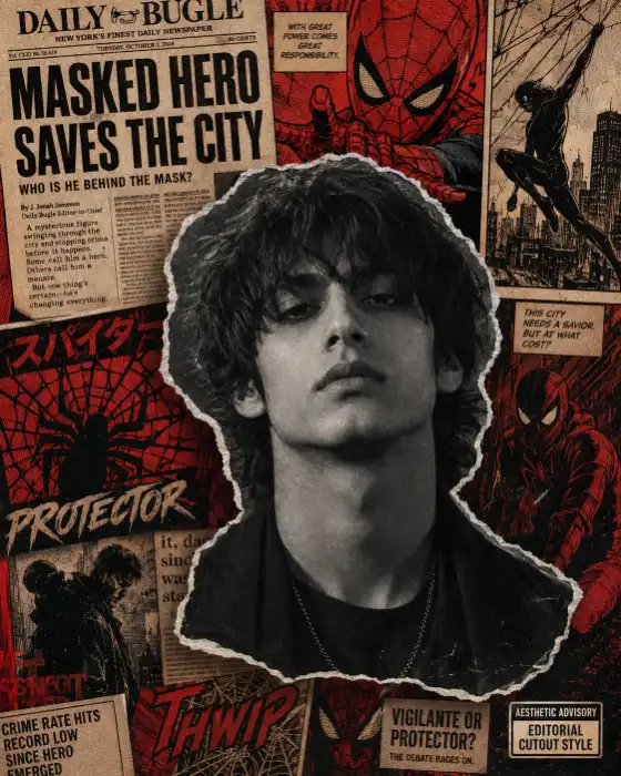 cool spiderman poster generator viral prompt