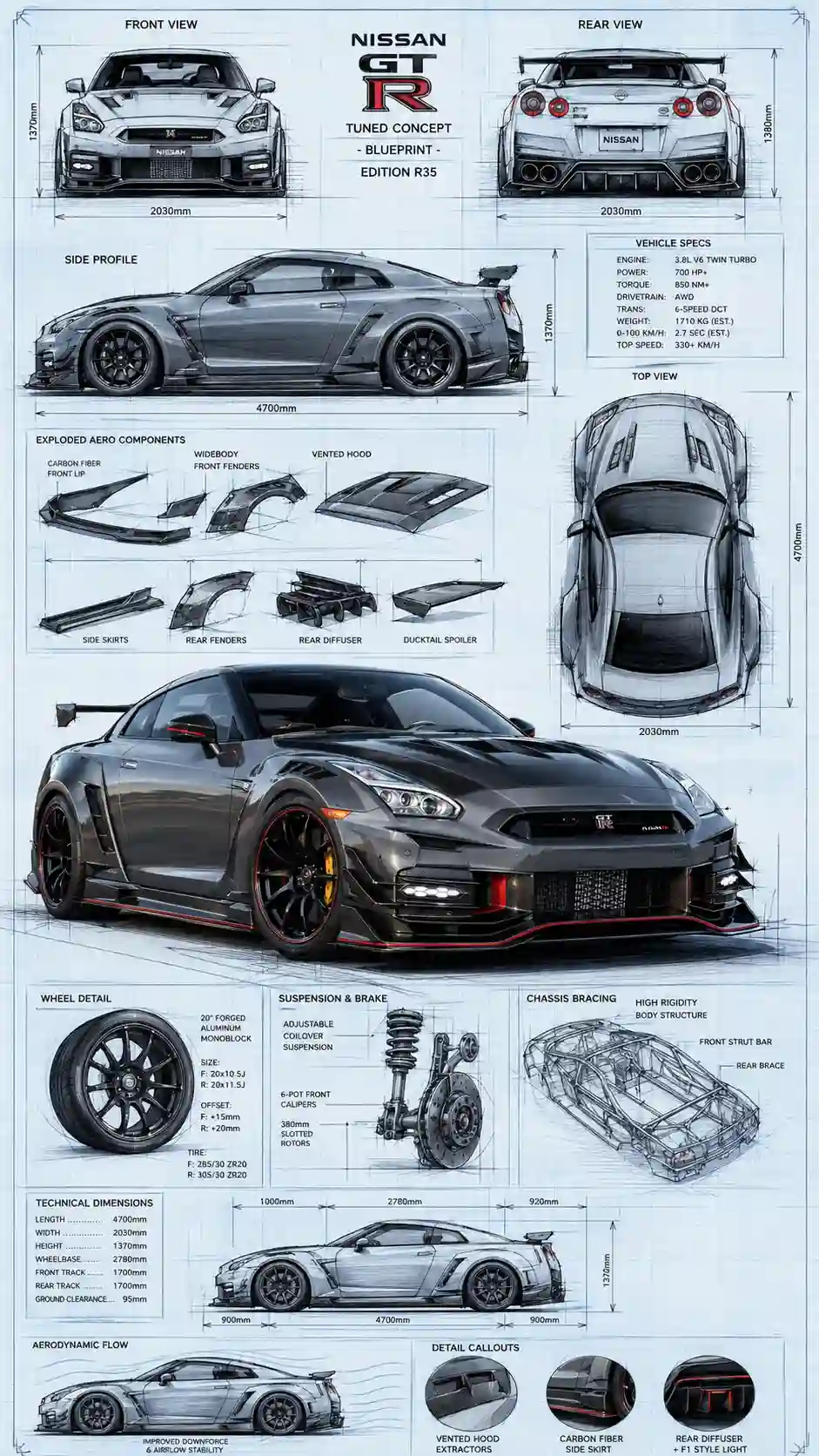 Viral car architecture poster maker prompt