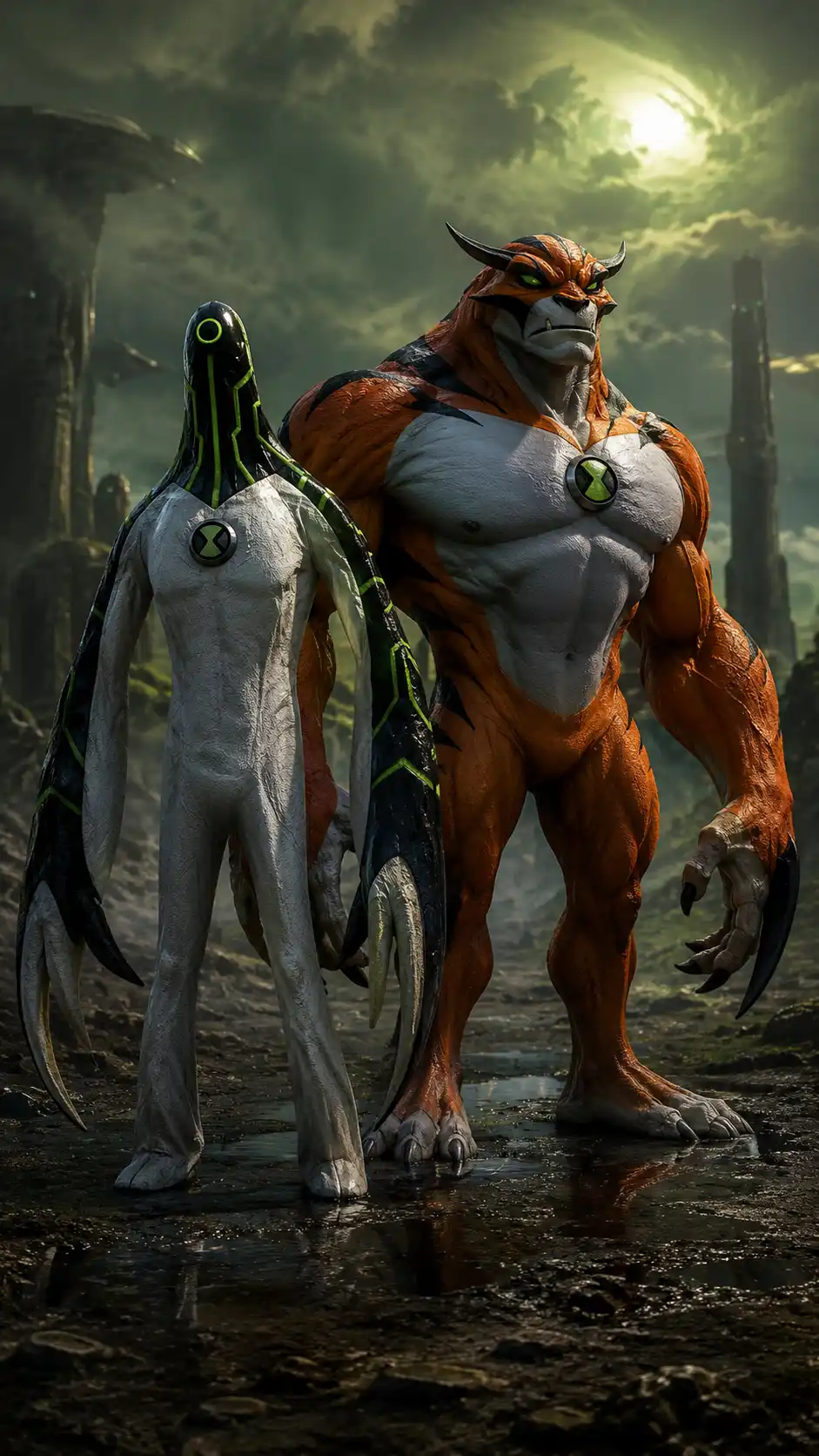 Cartoons hybrid generator prompt realistic