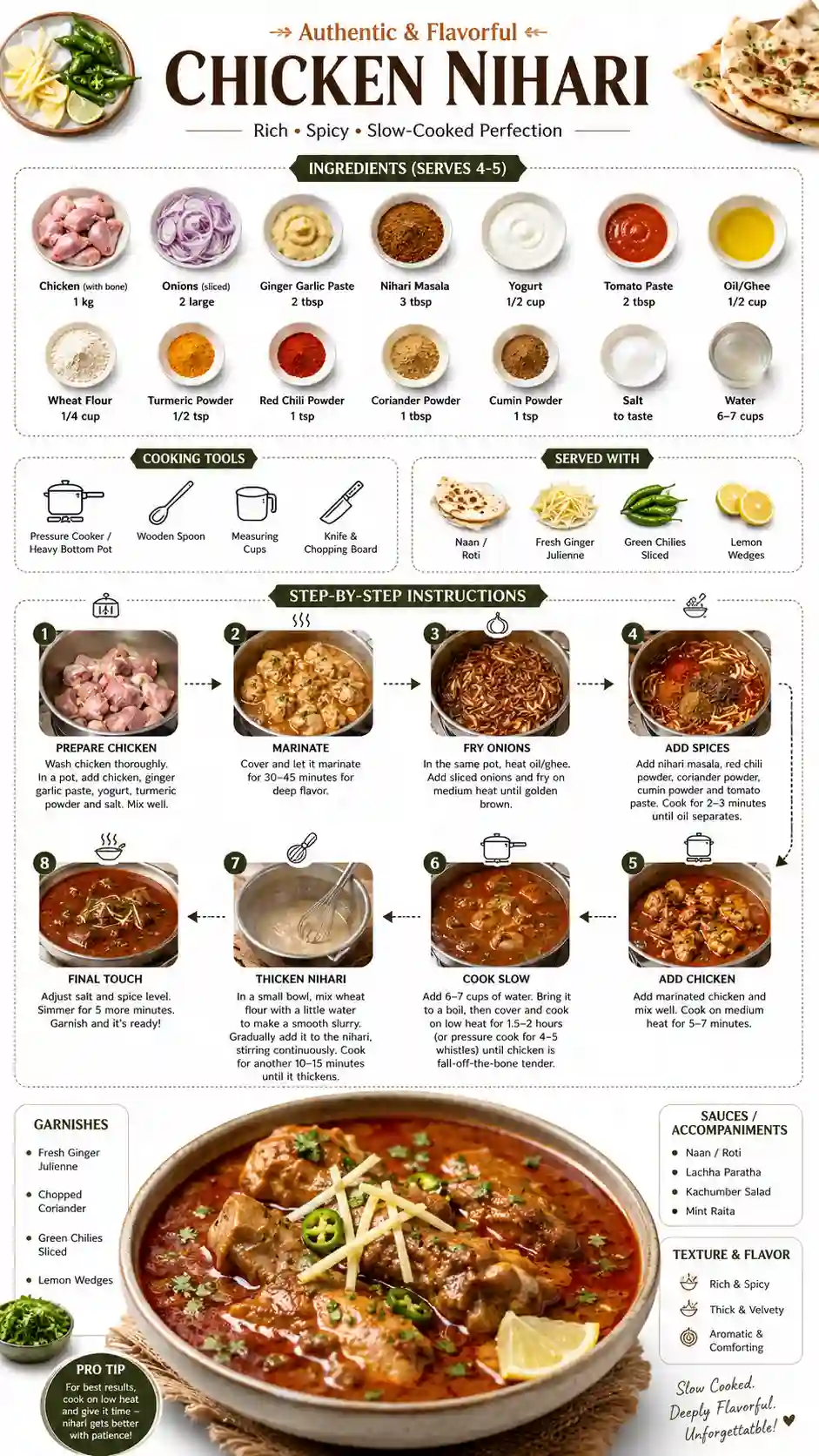 Authentic chicken nihari recipe guide
