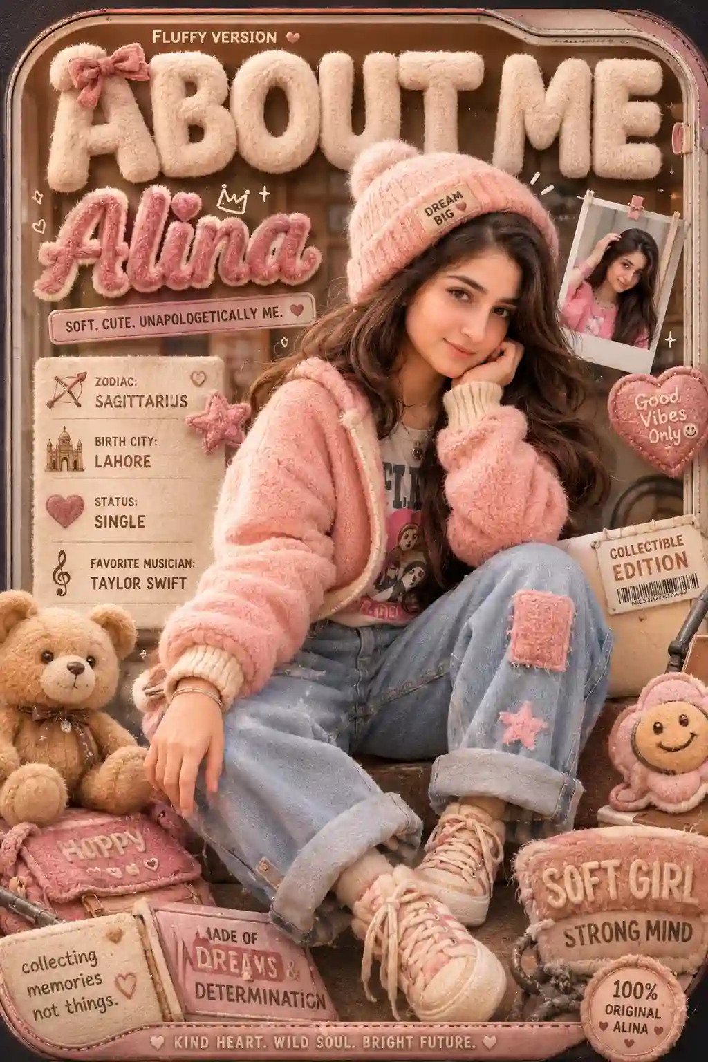 about me poster for social media post