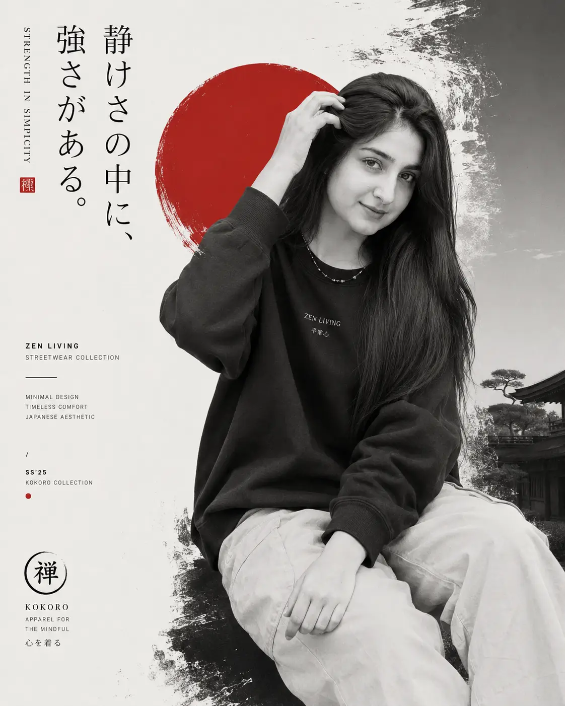 Japanese style poster generator prompt free
