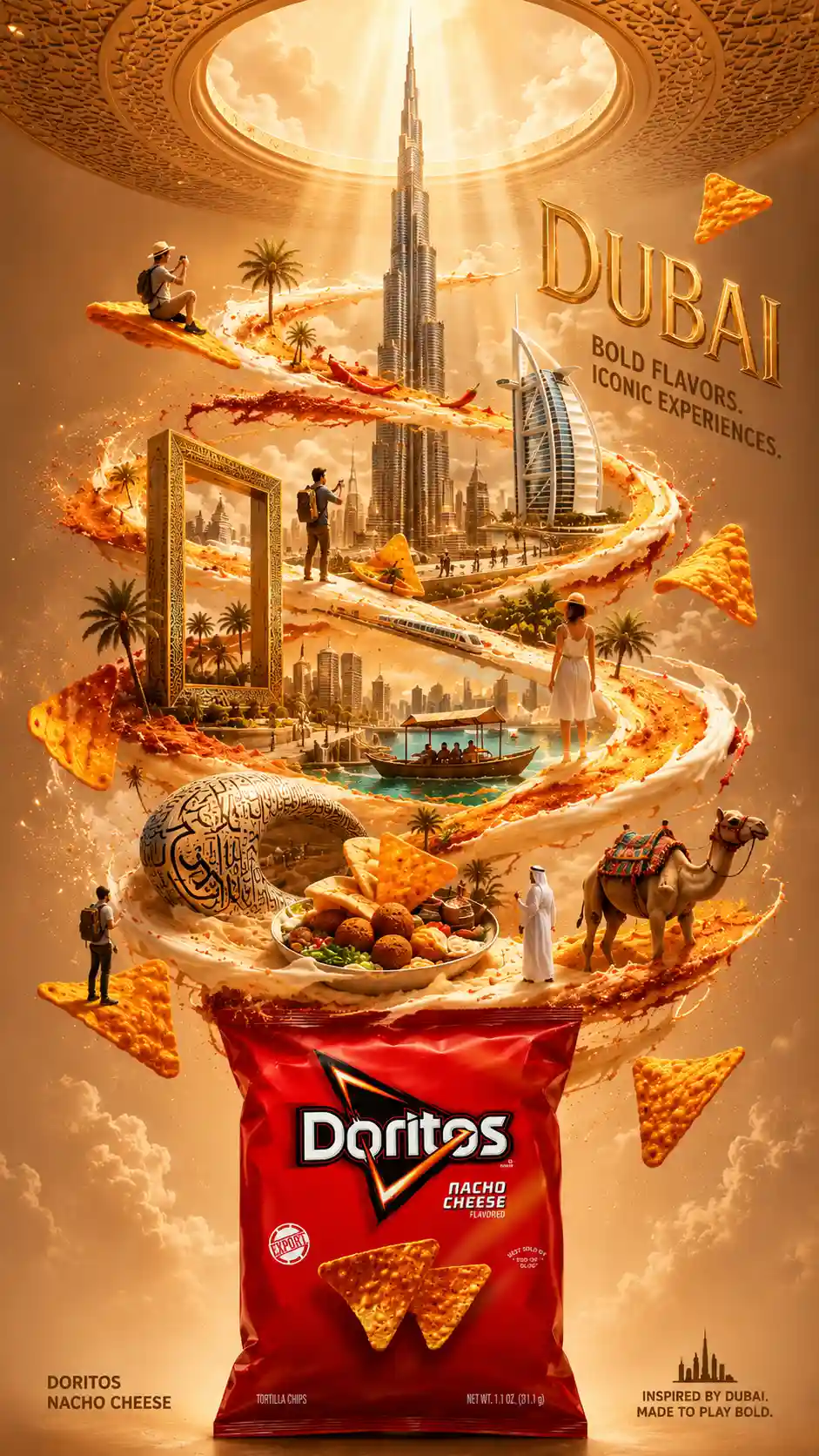 chips brand advertisement poster generator viral prompt