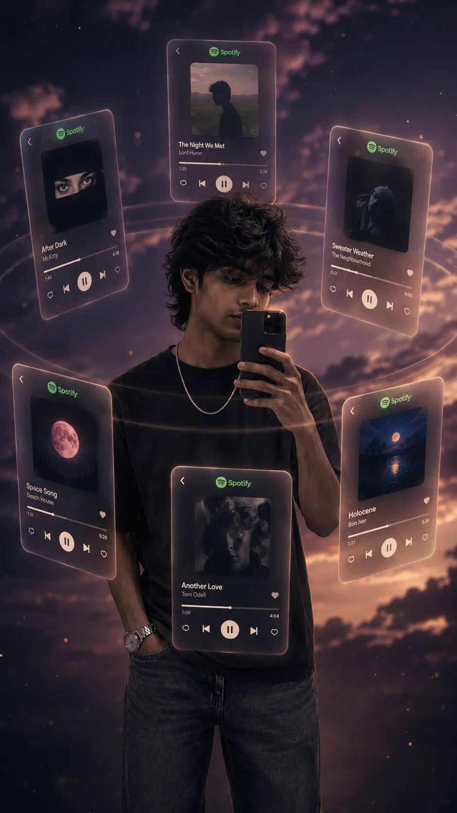 spotify theme photo editor viral prompt