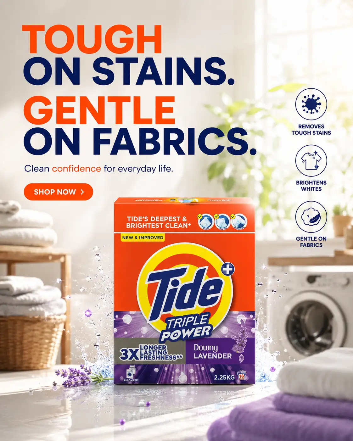 washing powder ad poster generator viral prompt