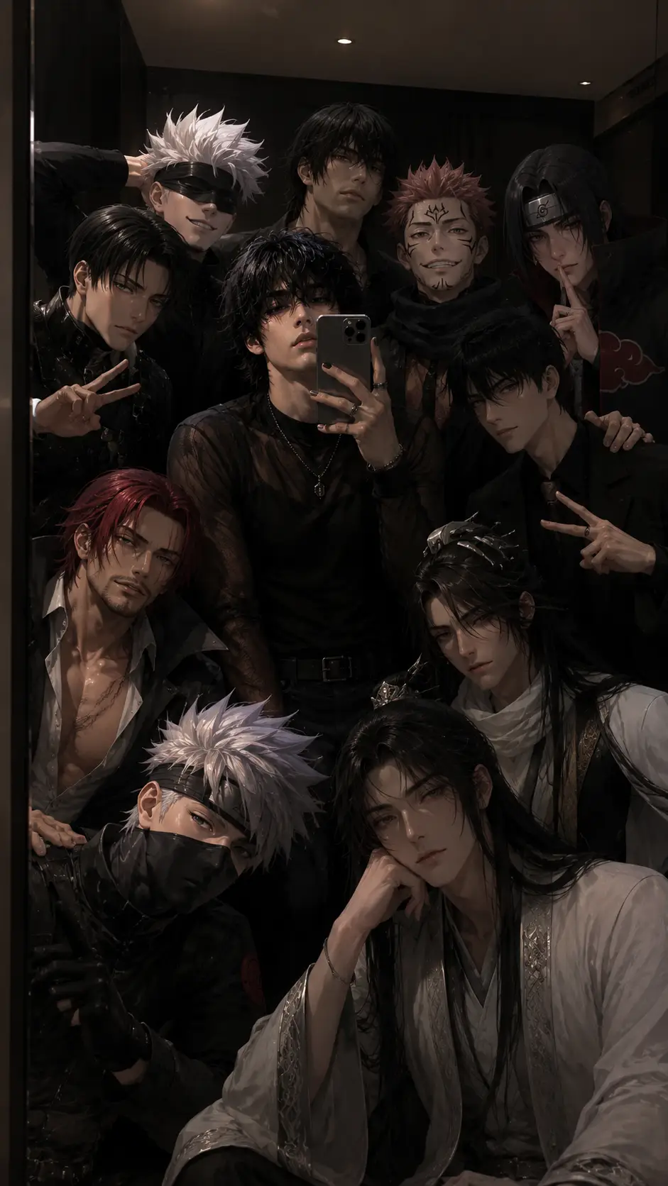 Anime Dream Team Selfie